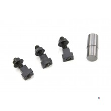 HBM Aluminium Flens 150 mm voor 100 en 125 mm Klauwplaat DIN 6350