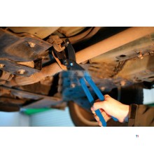 HBM 285 mm. Tang for fjerning av eksosgummi HBM 285 mm. Tang for fjerning av eksosgummi