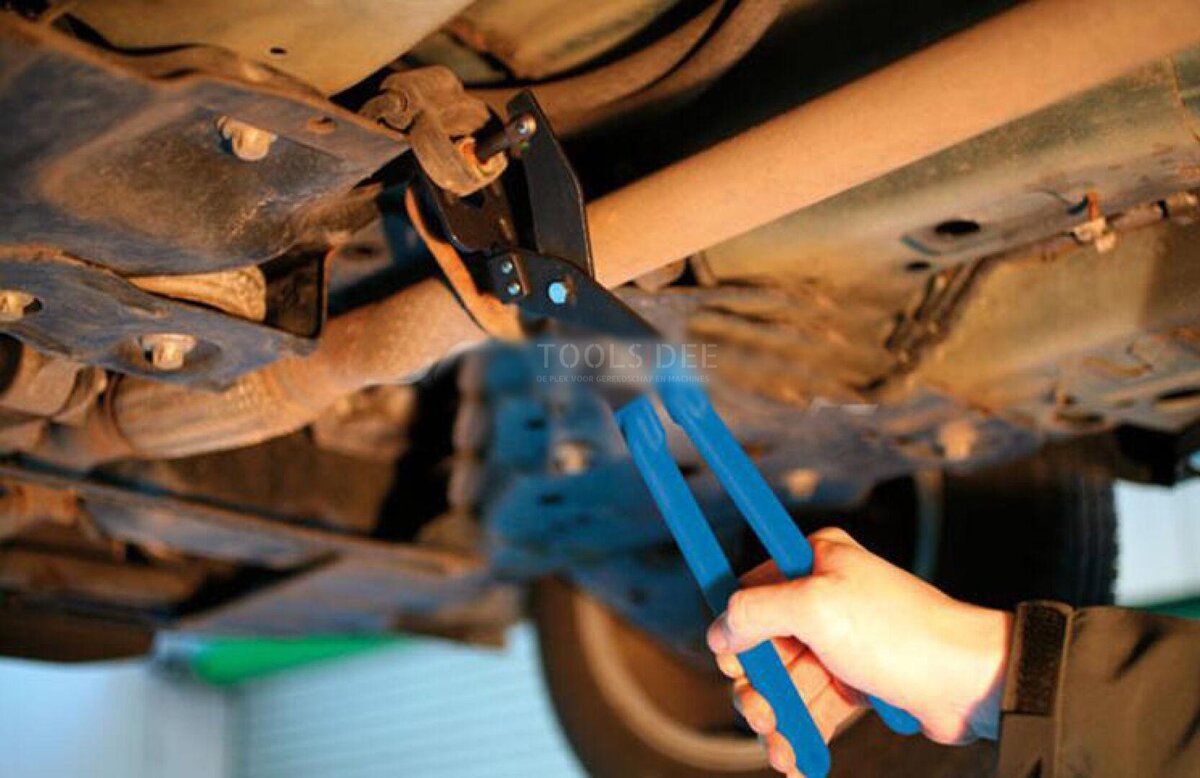 HBM 285 mm. Tang for fjerning av eksosgummi HBM 285 mm. Tang for fjerning av eksosgummi