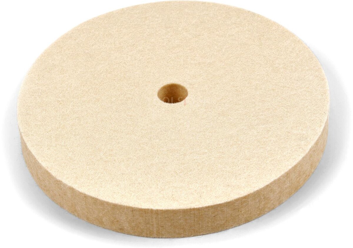 HBM 150 x 20 mm. Professionele Vilt Polijstschijf