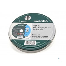 Metabo 10 Stück 125 x 1 mm Trennscheibe für Edelstahl im Vorratspack geliefert