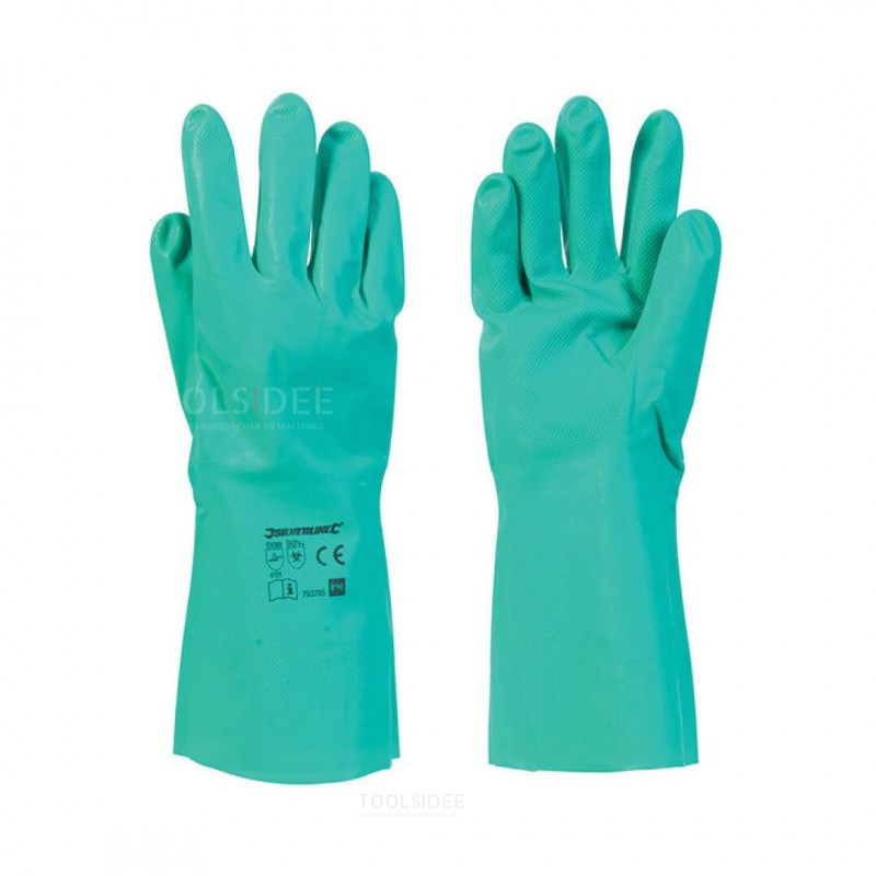Silverline Nitril-Handschuhe large