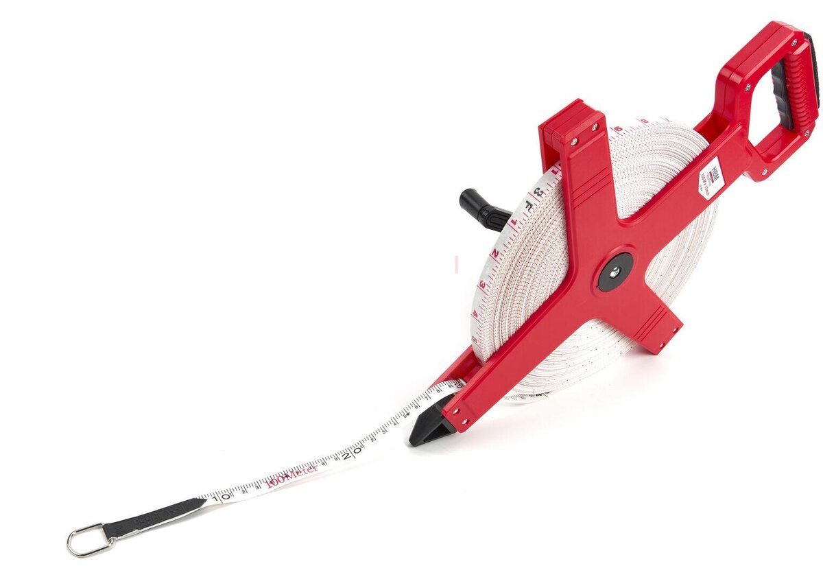 HBM 100 mx 13 mm Fiberglass Measuring tape, Measuring tape, Surveyor HBM 100 mx 13 mm Fiberglass Measuring tape, Measuring tape, Surveyor