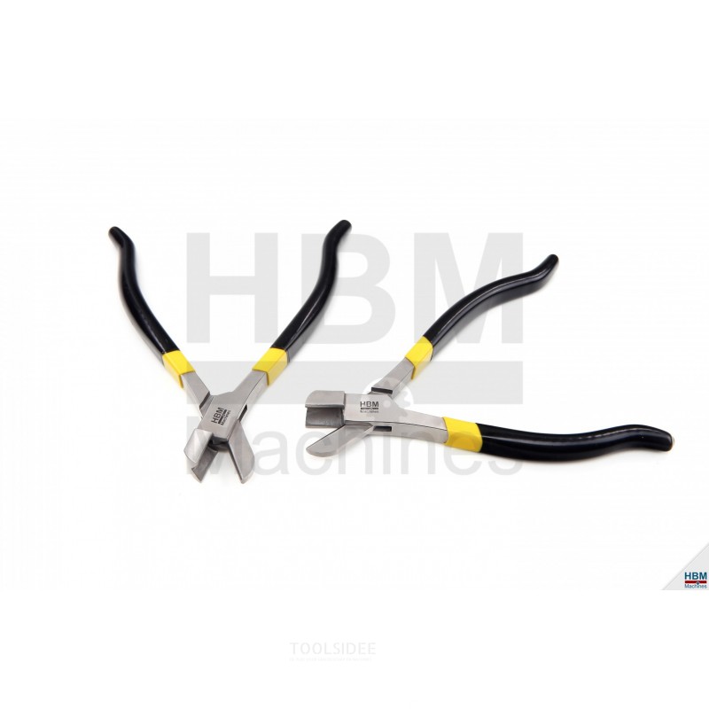HBM pliers for push-pins with 150 mm v-jaw