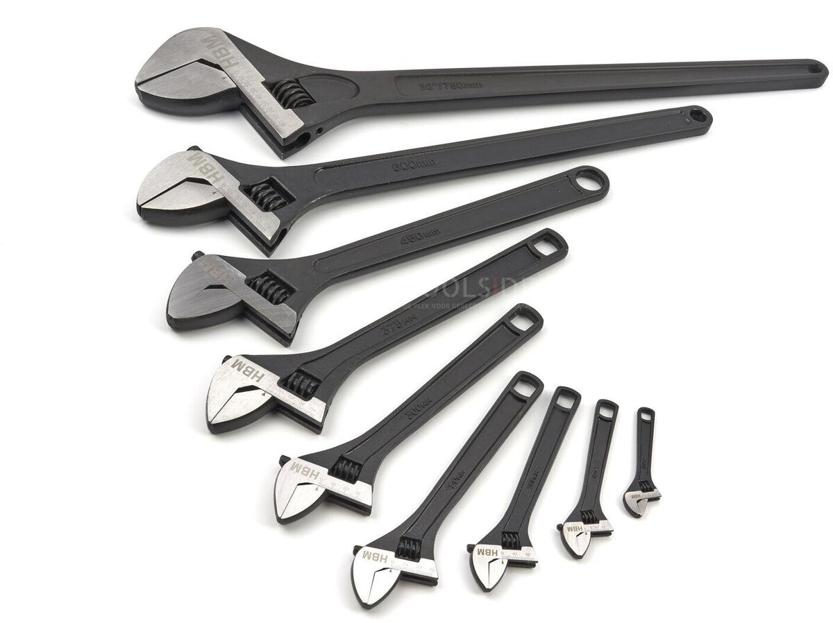 HBM Professional justerbare skruenøgler