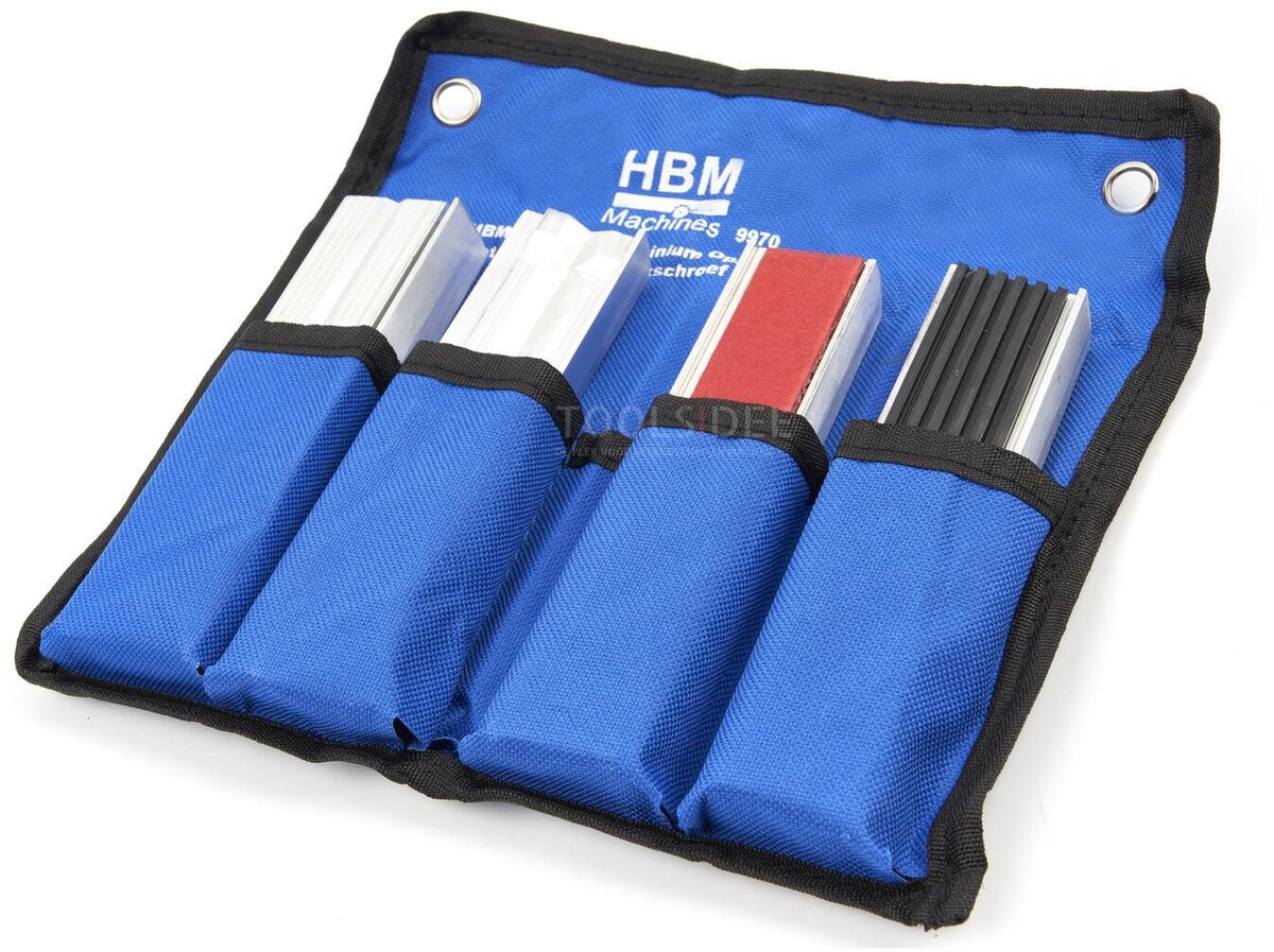 HBM 4 deler aluminium topp kjeve sett for i benkeskruen