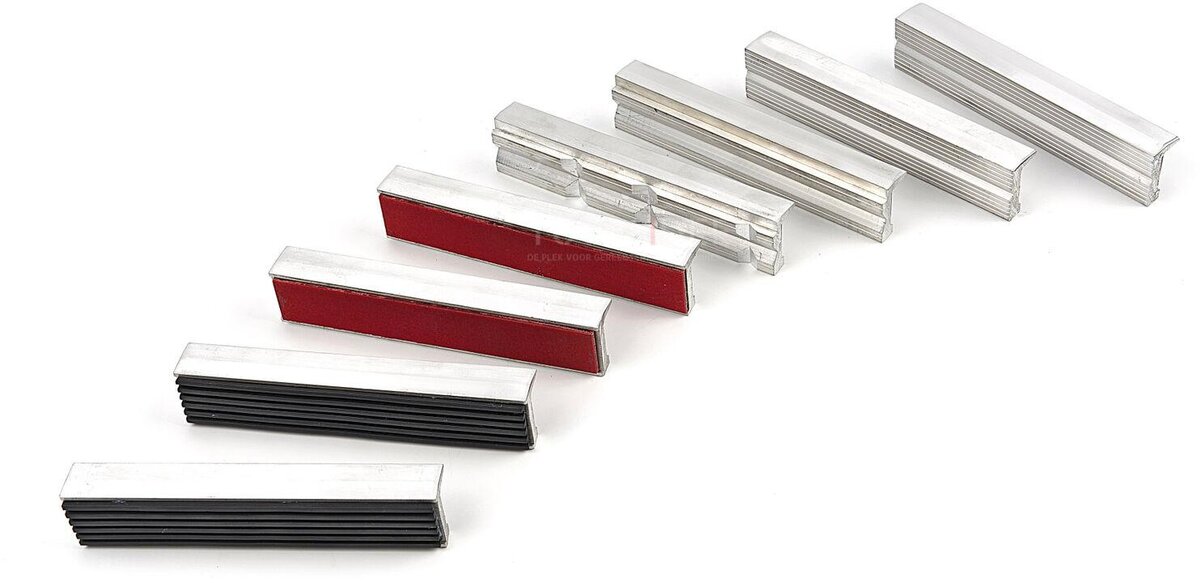 HBM 4 deler aluminium topp kjeve sett for i benkeskruen