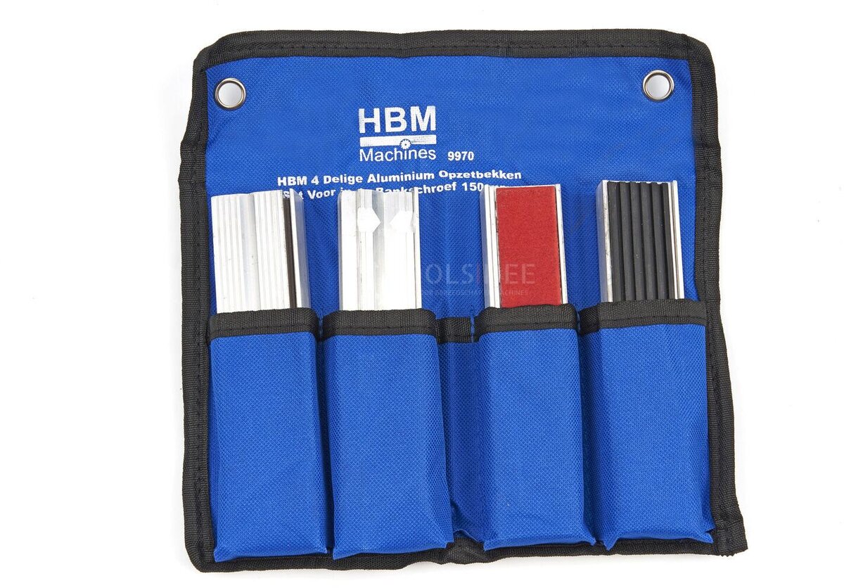 HBM 4 deler aluminium topp kjeve sett for i benkeskruen