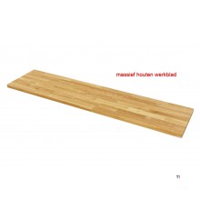 HBM Deluxe bordplader i massivt træ til værkstedsdesign