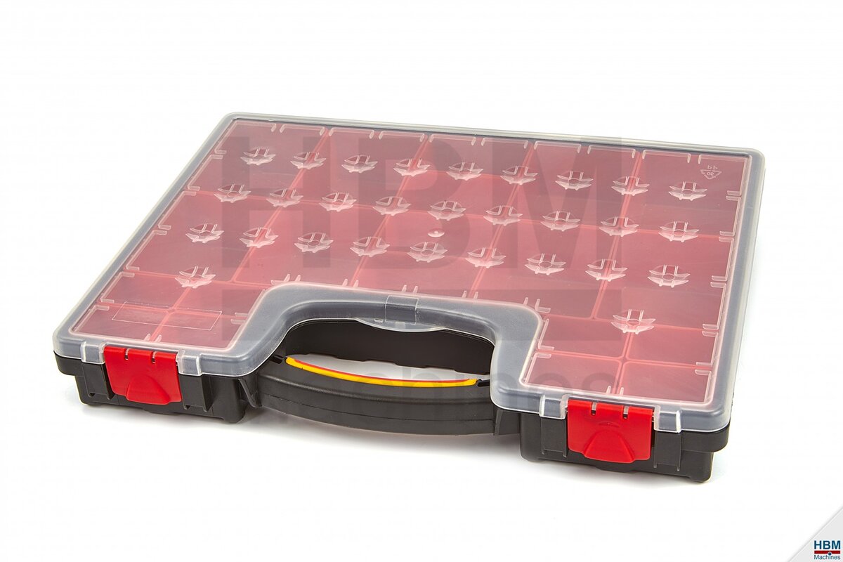 HBM Assortment-boks Med 20 separate skuffer 42 x 33,5 x 5 cm
