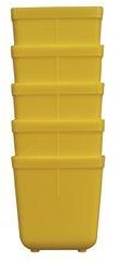 ERRO Infälld låda gul CombiBox 1, 5 st