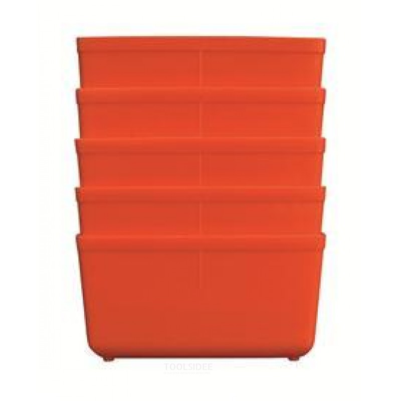 ERRO Caja de empotrar naranja CombiBox 2, 5 piezas