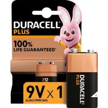 Duracell Alkaline Plus 100 9V 1st.