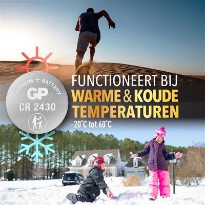 GP CR2430 Lithium knoopcel 3V 1st