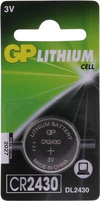 GP CR2430 Lithium knoopcel 3V 1st
