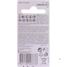 GP CR2430 Lithium knoopcel 3V 1st