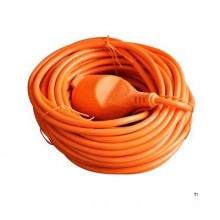 Elektrisk forlængerledning orange 20m 2x1.0mm med ventil