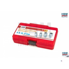 HBM 4-part threaded rod, stud extractor set - threaded extractor HBM 4-part threaded rod, stud extractor set - threaded extractor
