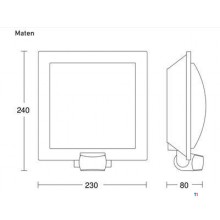 Steinel Sensor Buitenlamp L 20 S rvs