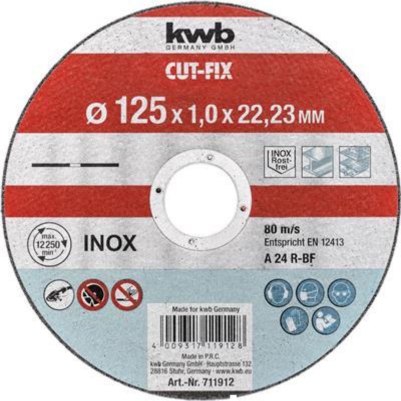KWB Cut-Fix Trennrad, 125X1,0