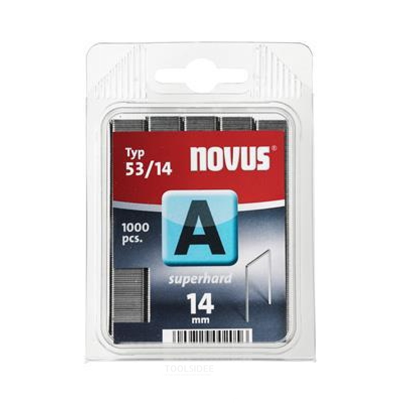Novus Thin wire staples A 53 / 14mm, SH, 1000 pcs.