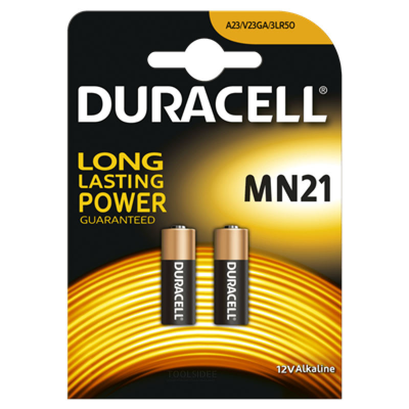 Duracell Alkaline MN21 batteries 2pcs.