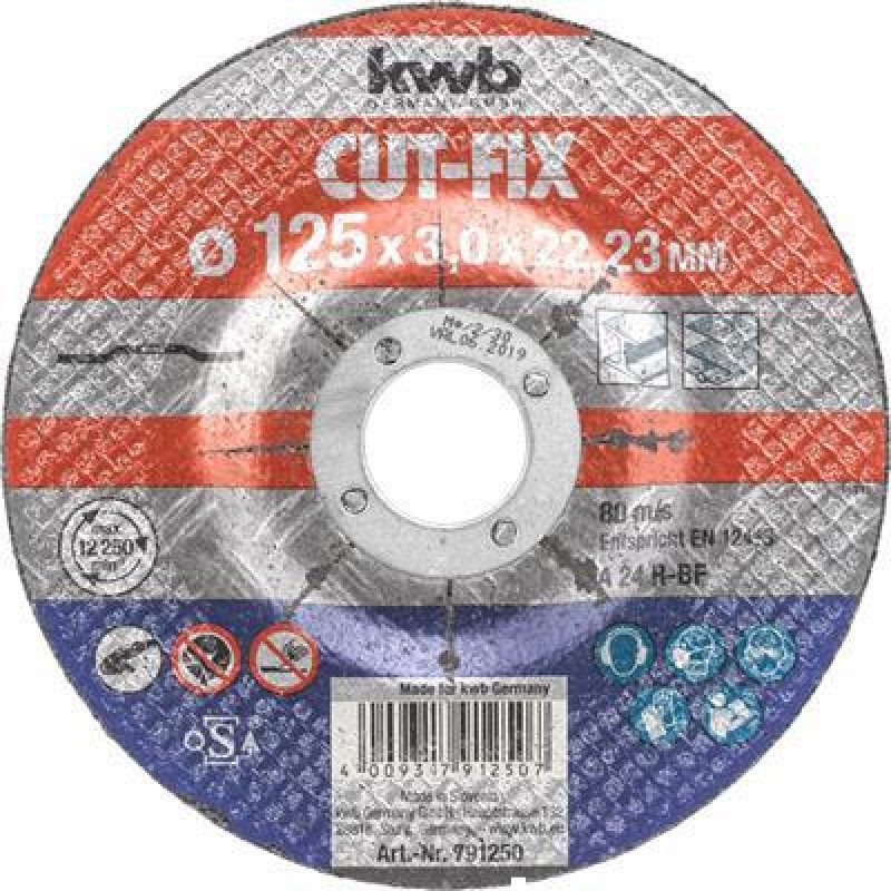 KWB Doorsl, Discs With, 125X3X22