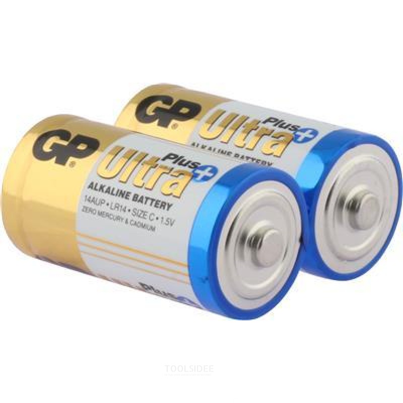 GP C Baby batteria Alkaline Ultra Plus 1.5V 2 pezzi