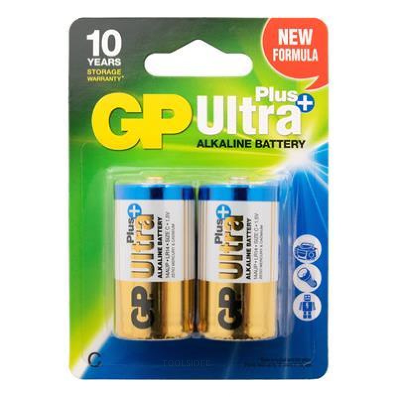 GP C Baby batterie Alkaline Ultra Plus 1.5V 2pcs