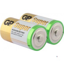 GP D Mono batteri Alkaline Super 1,5V 2stk