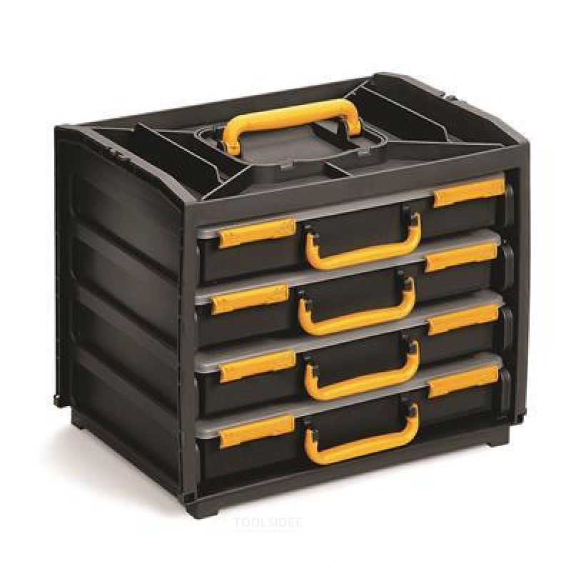 Caja surtida Raaco Práctica caja con 4 compartimentos