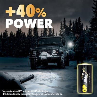 GP CR123A battery Lithium 1st