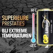 GP CR123A battery Lithium 1st