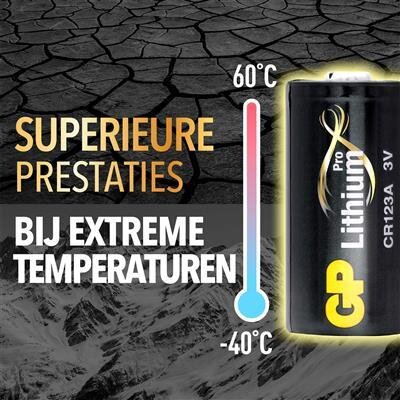 GP CR123A battery Lithium 1st