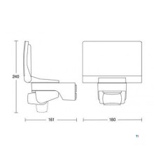 Steinel LED Spotlight XLED Home 2 XL grafit