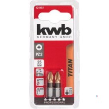KWB 2 Bits 25mm Titan Pz 2-kort