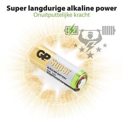 GP 23A Alkalische Rundzellen-Hochspannung 12V 4St