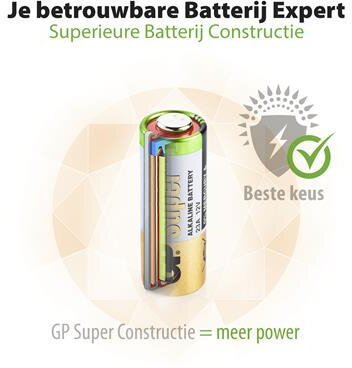 GP 23A Alkalische Rundzellen-Hochspannung 12V 4St
