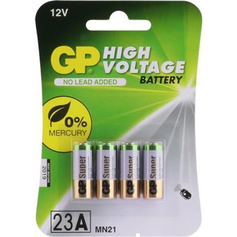 GP 23A Alkaline rondcel hoog voltage 12V 4st
