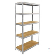 ERRO Rack with 5 wooden shelves D