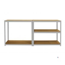 ERRO Rack with 5 wooden shelves D