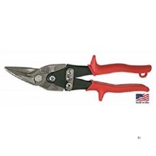 Switch Metal shears, left cutting, red, 248mm