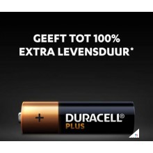 Duracell Alkaline Plus 100 AA 8st.