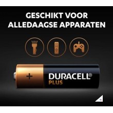 Duracell Alkaline Plus 100 AA 8st.