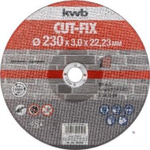 KWB Cut-Fix Pro disco da taglio pietra D230x3,0x22 mm. KWB Cut-Fix Pro disco da taglio pietra D230x3,0x22 mm.