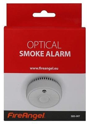 Optischer FireAngel Rauchmelder mit 9V Batterie