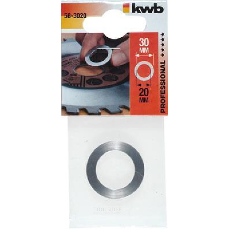 Anillo reductor KWB 30mm X 20mm Zb