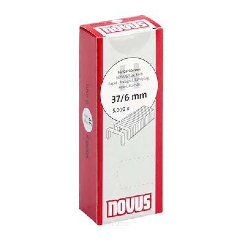 Novus Fine lanka niitit H 37/6mm, 5000 kpl.