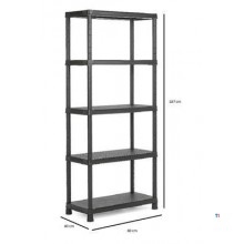 Keter Rack, Plus, plastic, 5 shelves, 80cm