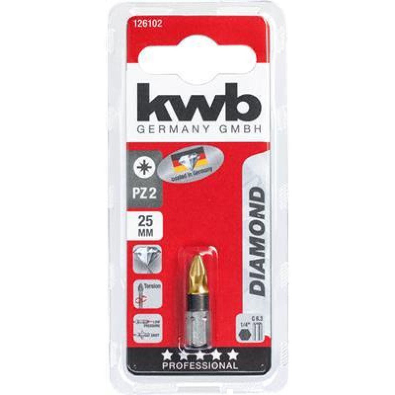 KWB Bit 25mm Diamond Pz 2-kort